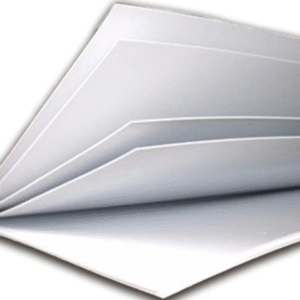 Chapa de poliestireno branco 0,50mm utilizada em comunicação visual e indústria