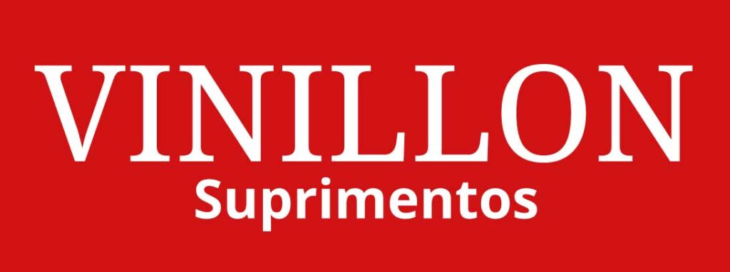 Logo Vinillon Suprimentos especializada em comunicação visual